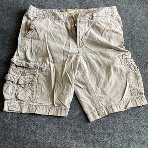 Sonoma Life Style Mens 36 Cargo Shorts Tan Khaki Ripstop Cotton Utility Hiking